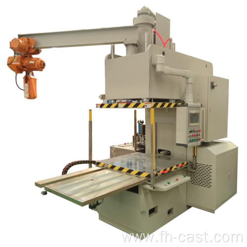 Single-station C-type 40t wax injection machine